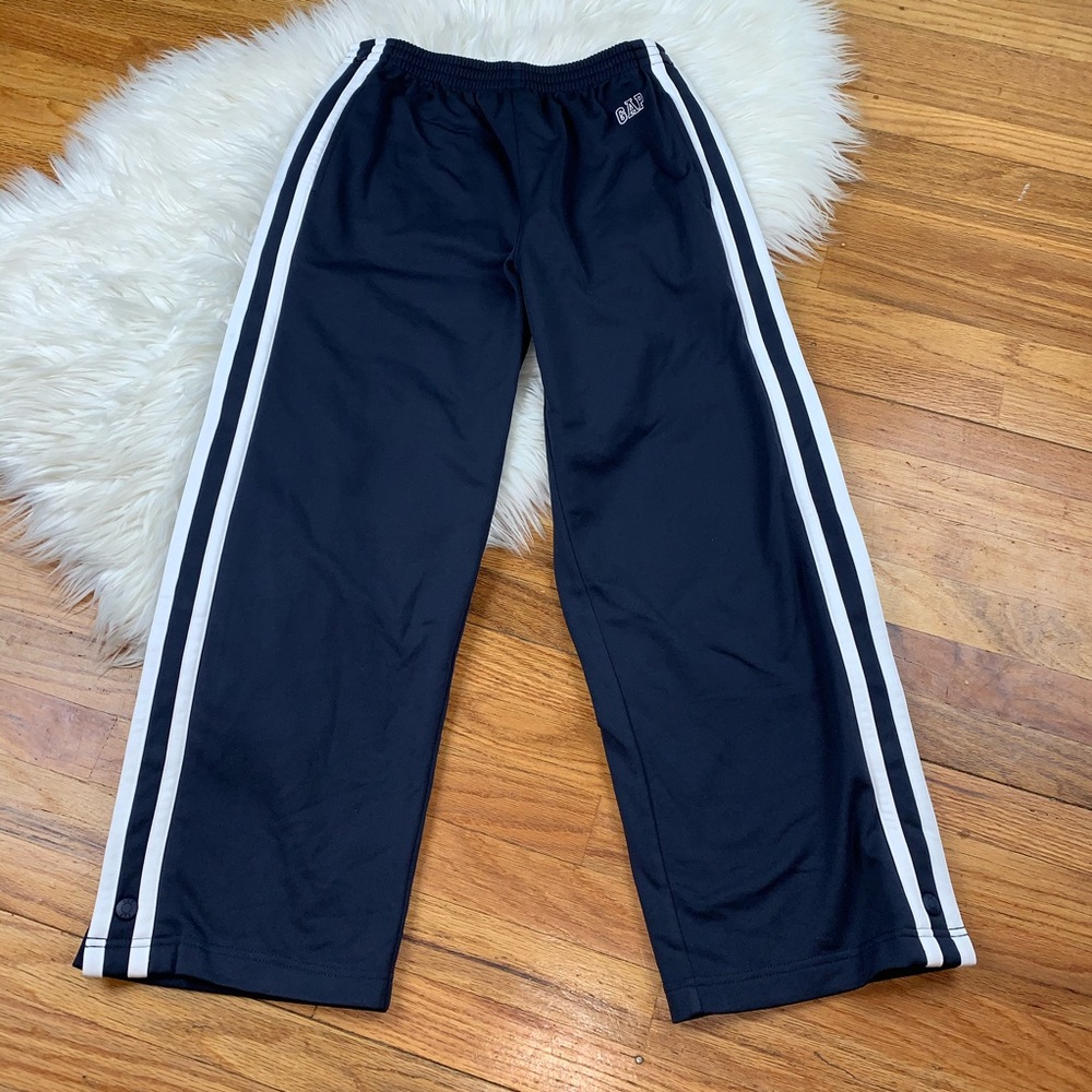 GAP Boys Navy Button Up Sides Athletic Pants
